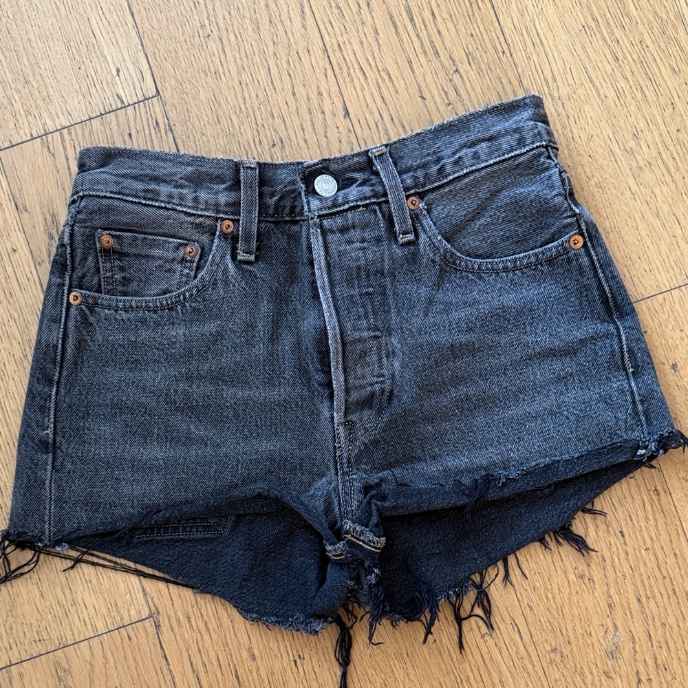 Levi's Charcoal Women's Jean Shorts